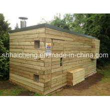 40ft Site Drying Room Containers with Wooden Cladding Panel (shs-fp-special008)